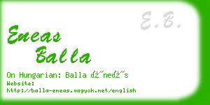 eneas balla business card